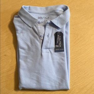 NEW light blue nautica polo
